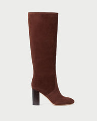 Loeffler Randall / Goldy Espresso Suede Tall Boot
