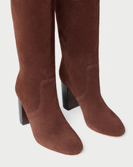 Loeffler Randall / Goldy Espresso Suede Tall Boot