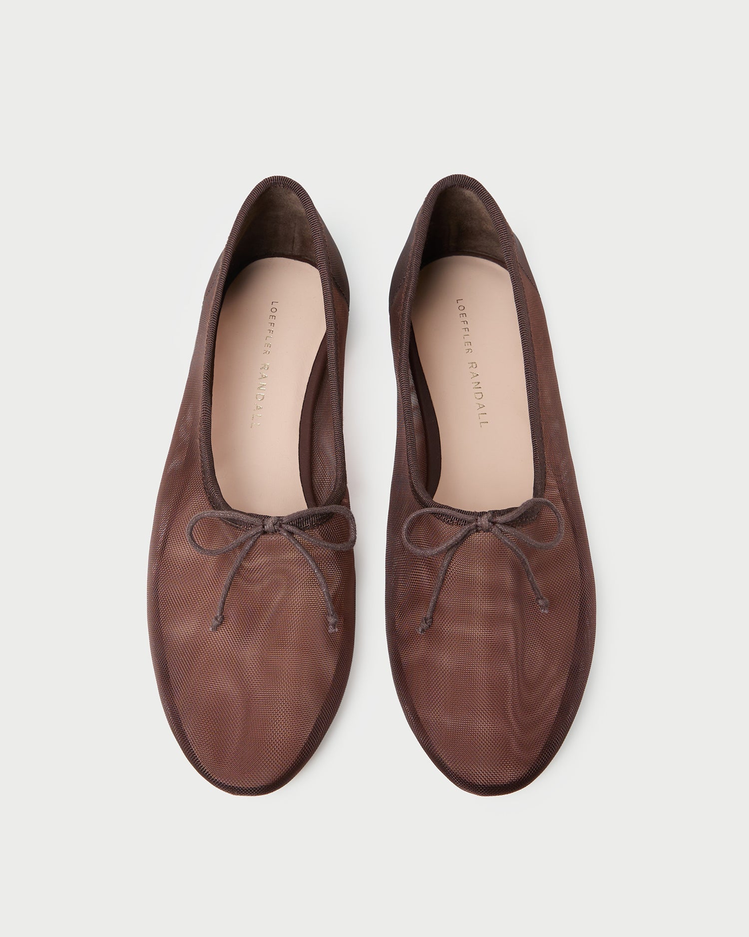 Loeffler Randall / Landon Chocolate Mesh Ballet Flat