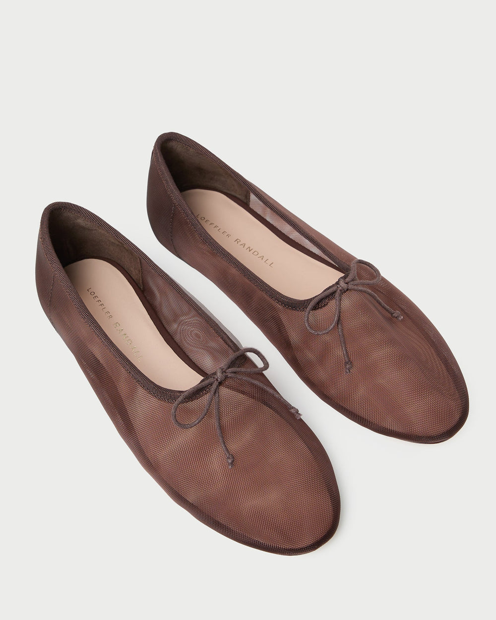 Loeffler Randall / Landon Chocolate Mesh Ballet Flat