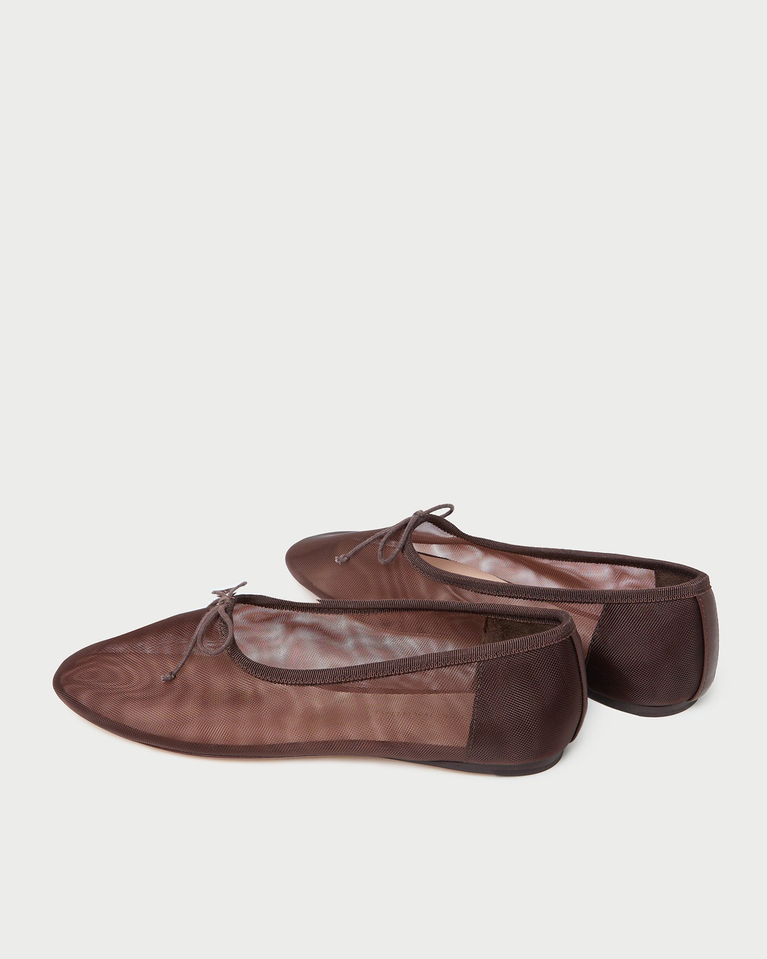 Loeffler Randall / Landon Chocolate Mesh Ballet Flat