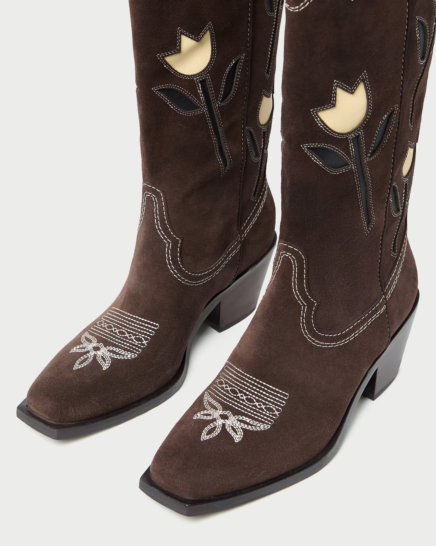 Loeffler Randall / Wilder Brown Suede Tulip Boot