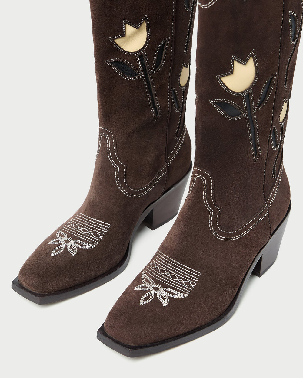 Loeffler Randall / Wilder Brown Suede Tulip Boot