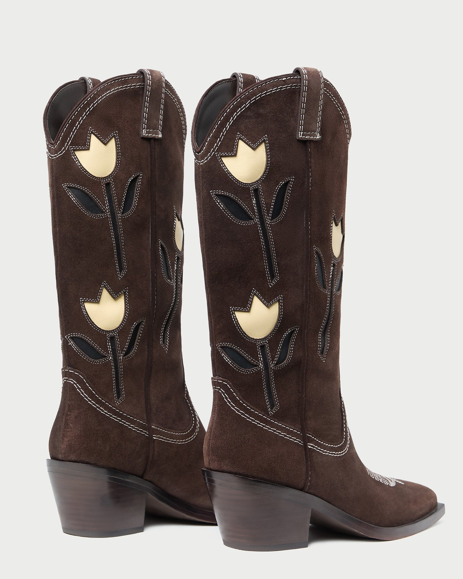 Loeffler Randall / Wilder Brown Suede Tulip Boot