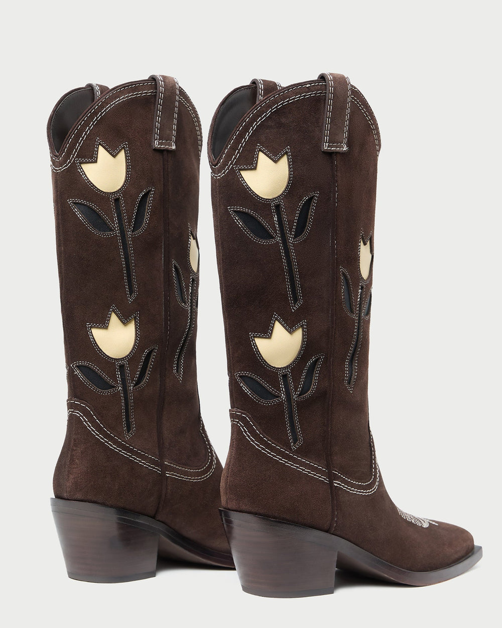 Loeffler Randall / Wilder Brown Suede Tulip Boot