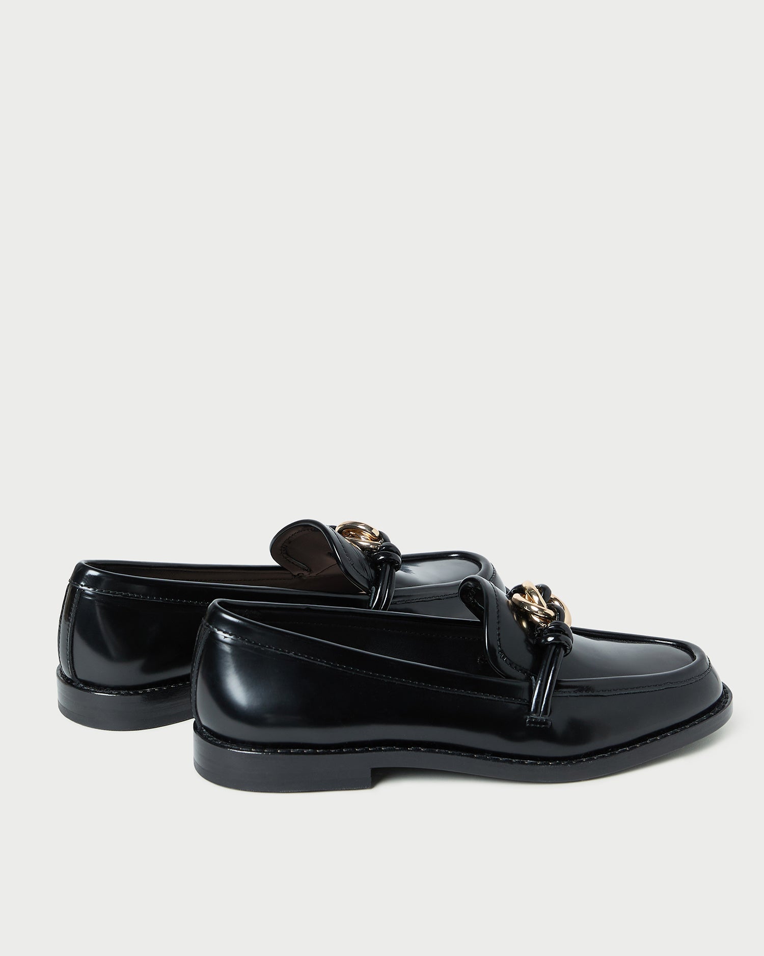 Loeffler Randall / Roma Black Leather Loafer