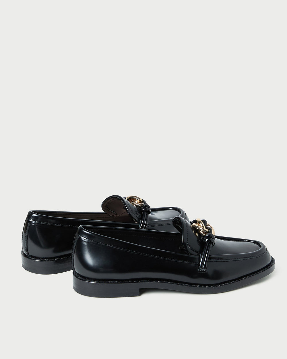 Loeffler Randall / Roma Black Leather Loafer
