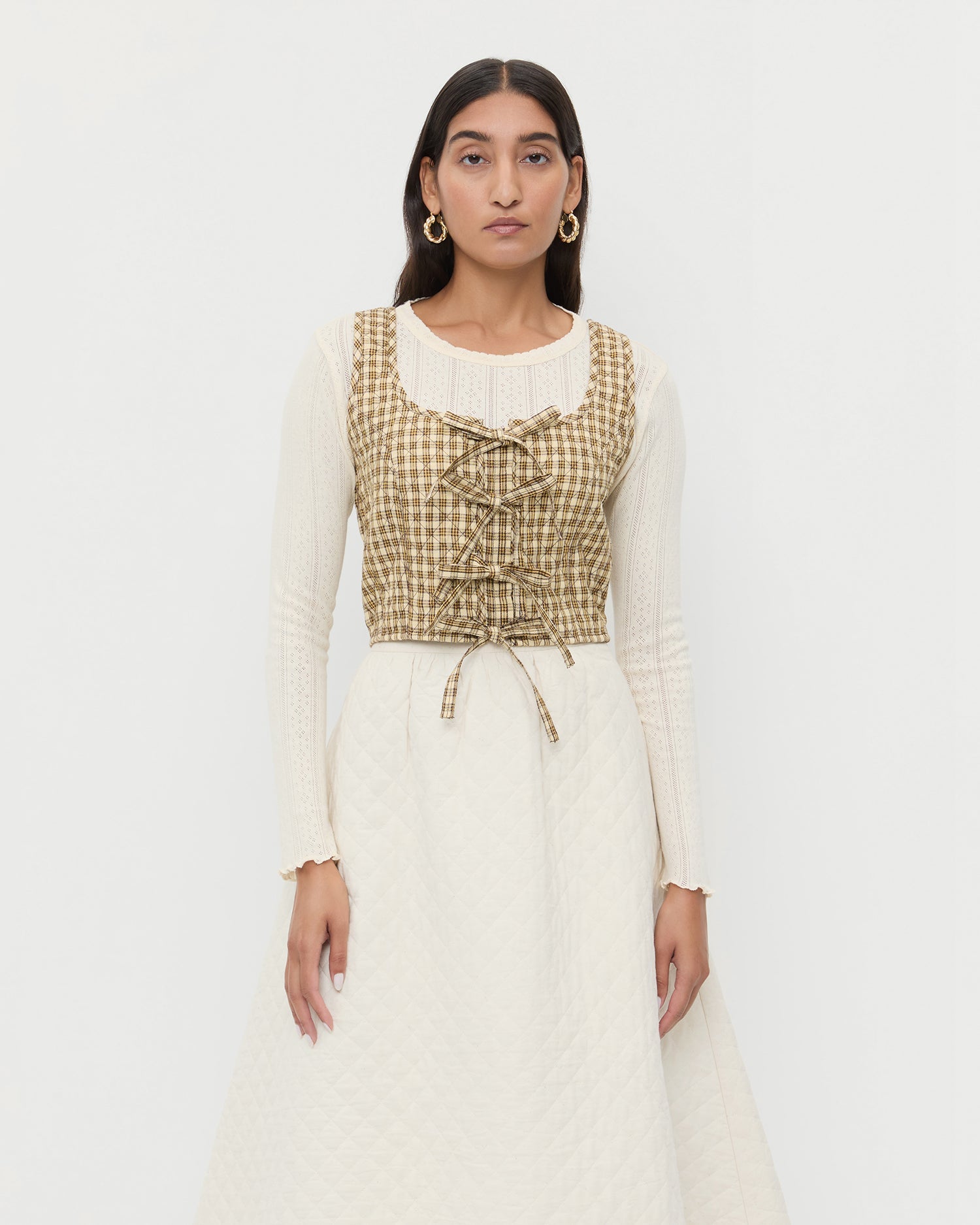 Loeffler Randall / Callista Tie-Front Vest