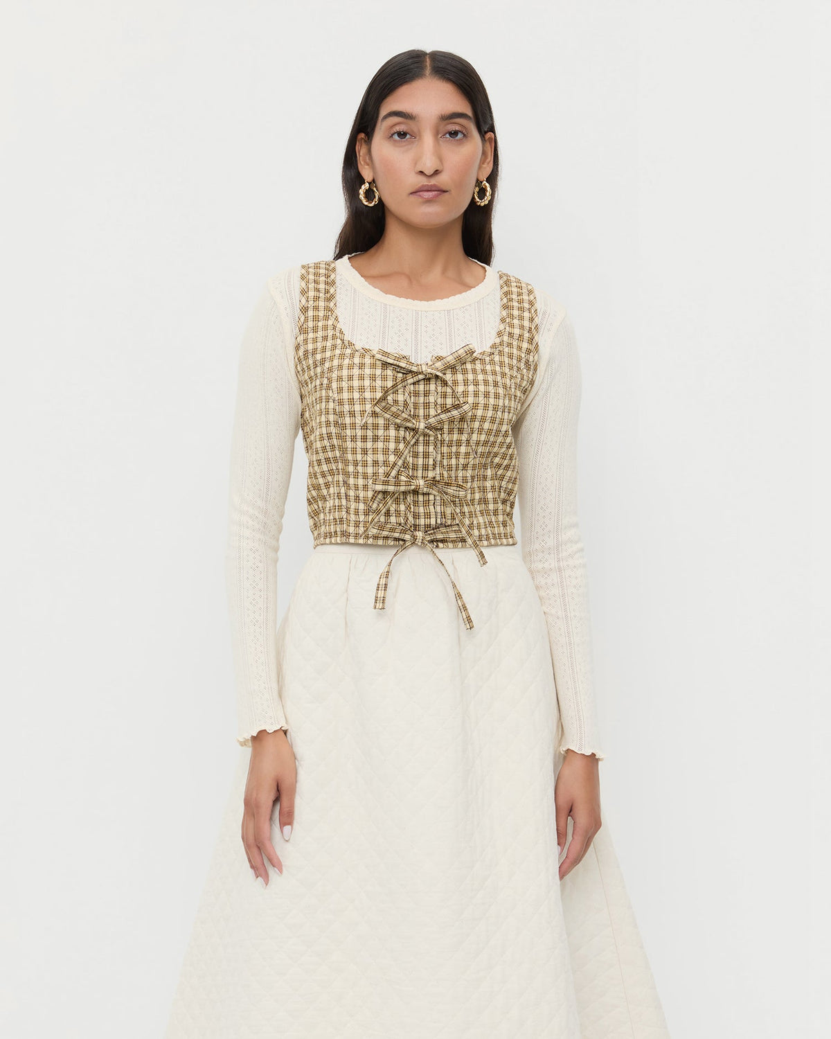 Loeffler Randall / Callista Tie-Front Vest