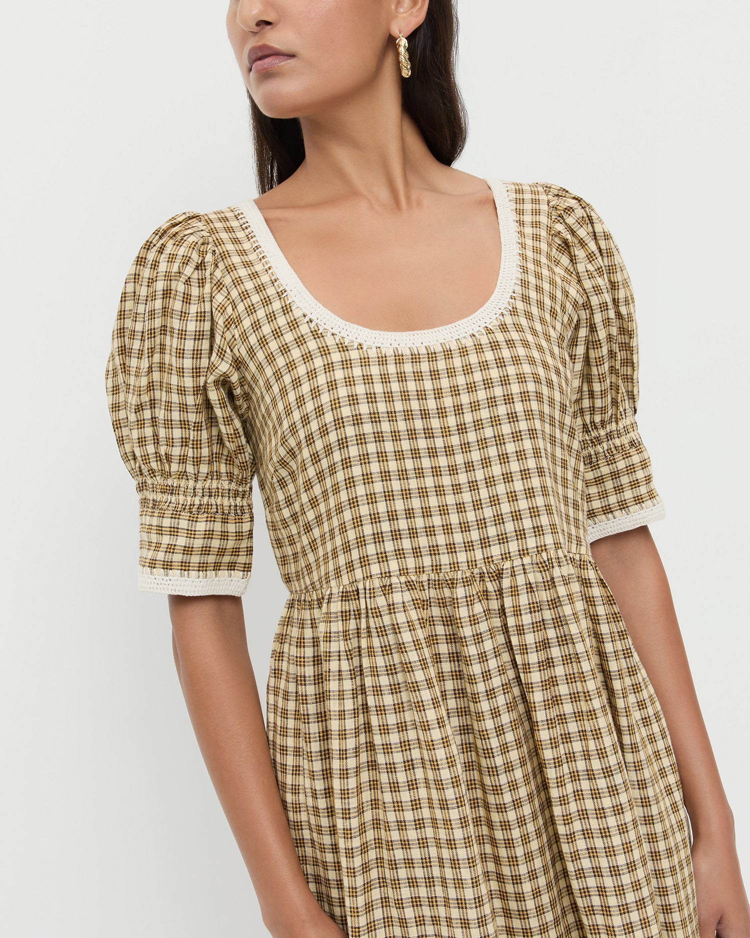 Loeffler Randall / Gillian Puff-Sleeve Dress