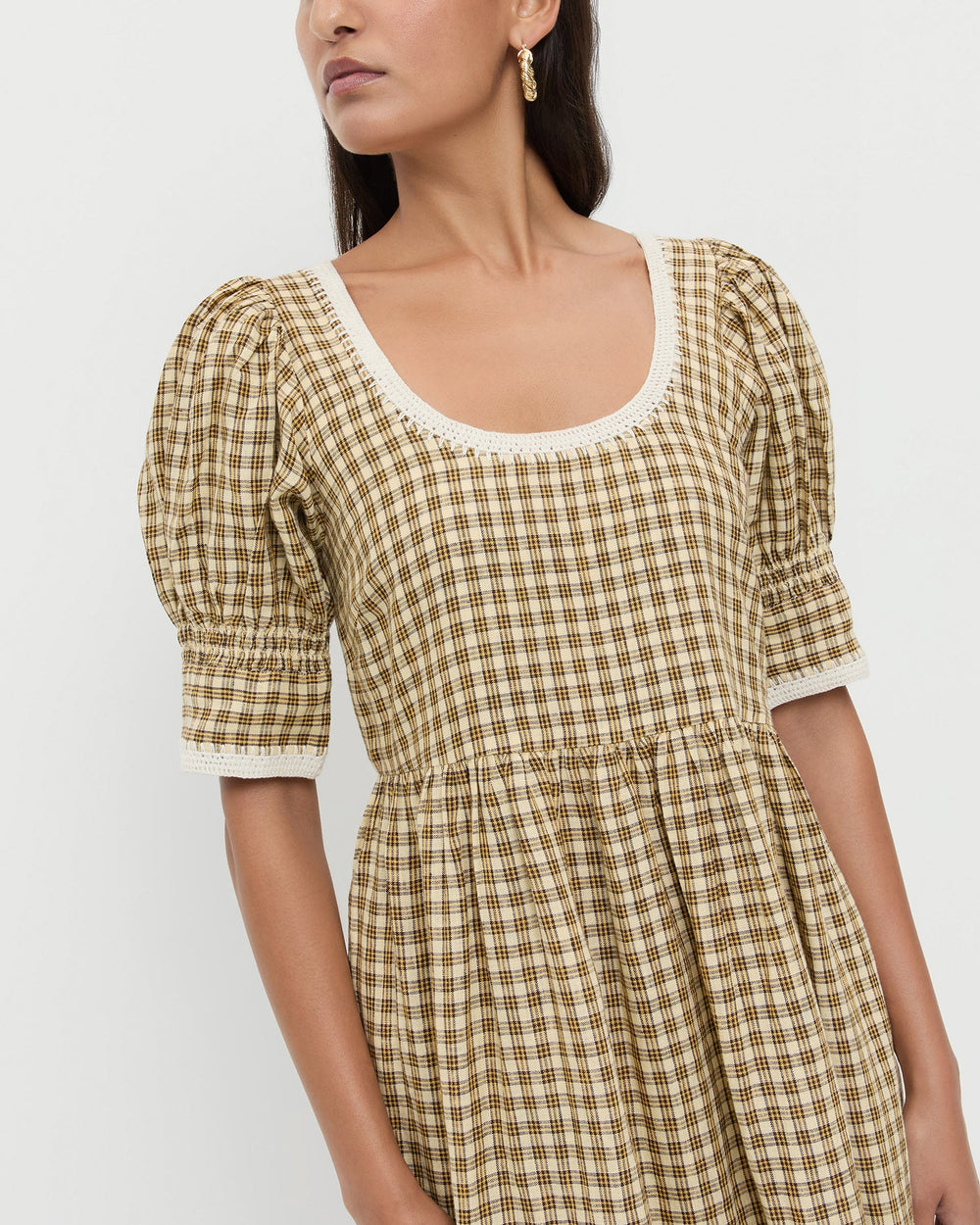 Loeffler Randall / Gillian Puff-Sleeve Dress