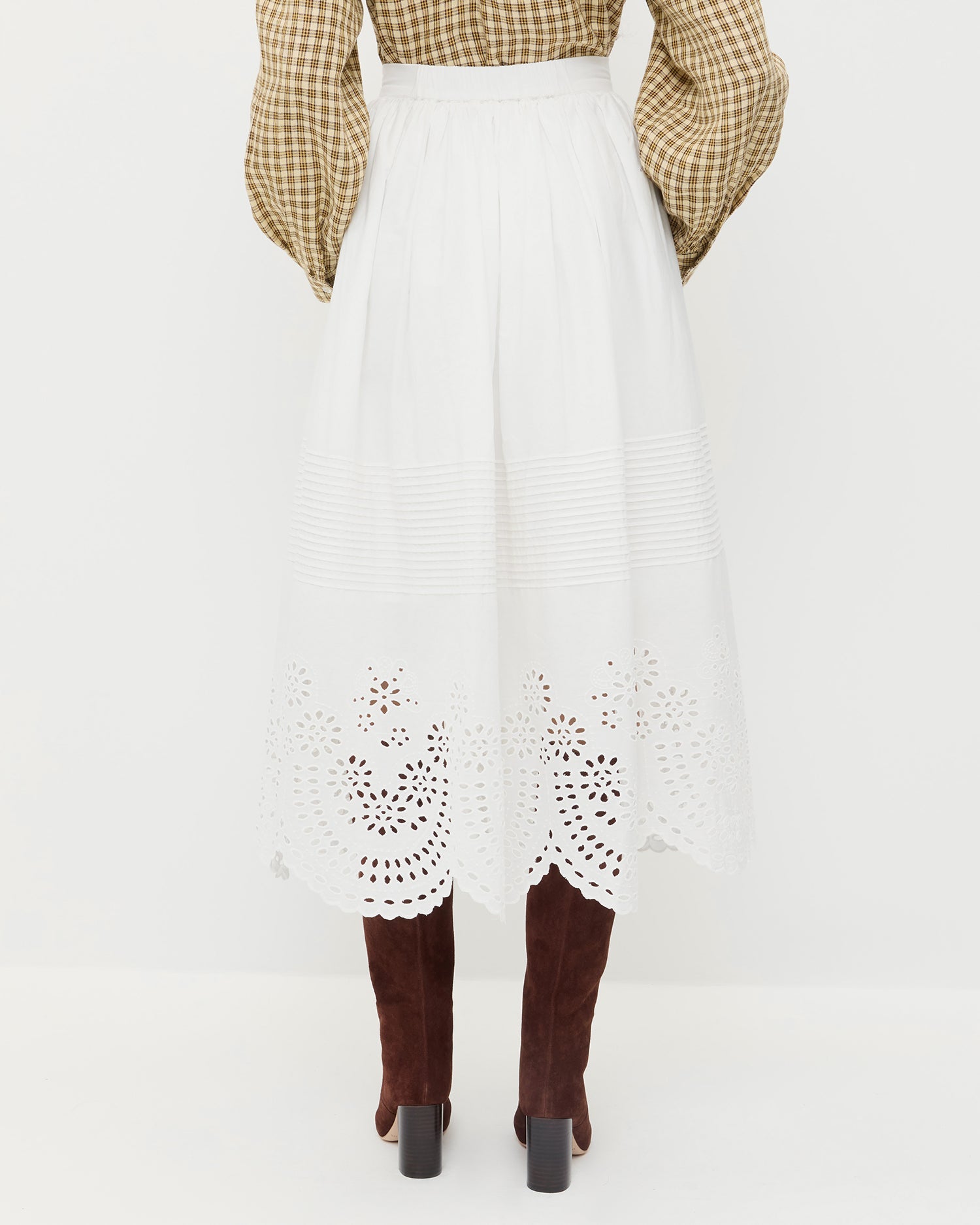 Loeffler Randall / Tinsley Broderie Skirt