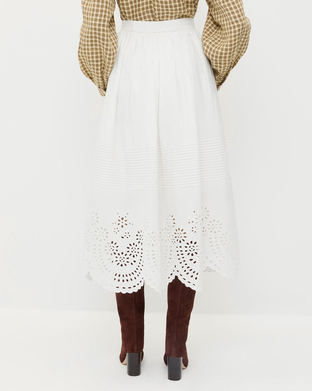 Loeffler Randall / Tinsley Broderie Skirt