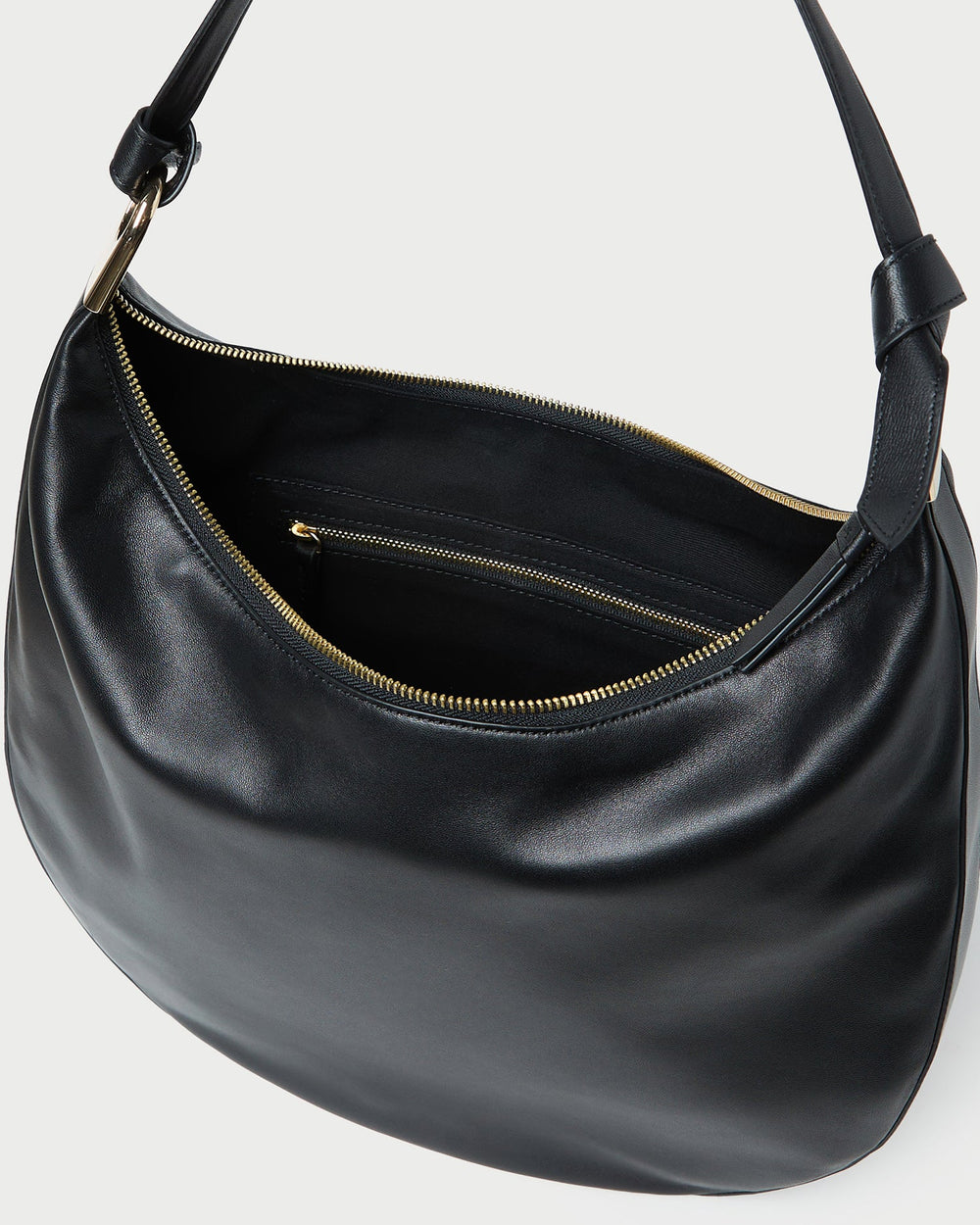 Loeffler Randall / Morgan Black Leather Shoulder Bag