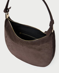 Loeffler Randall / Morgan Brown Suede Shoulder Bag