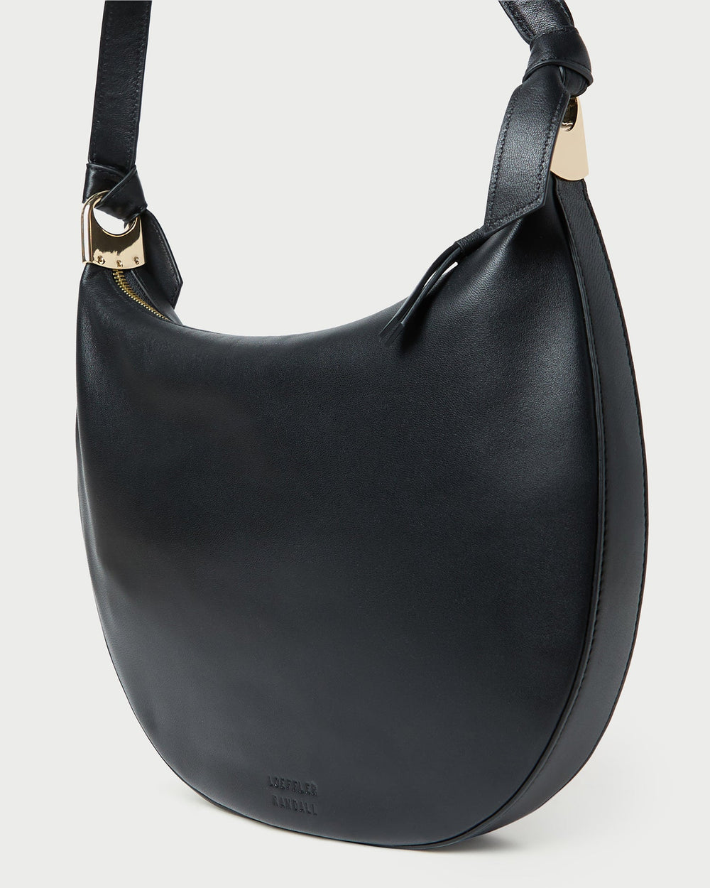 Loeffler Randall / Harlow Black Leather Shoulder Bag