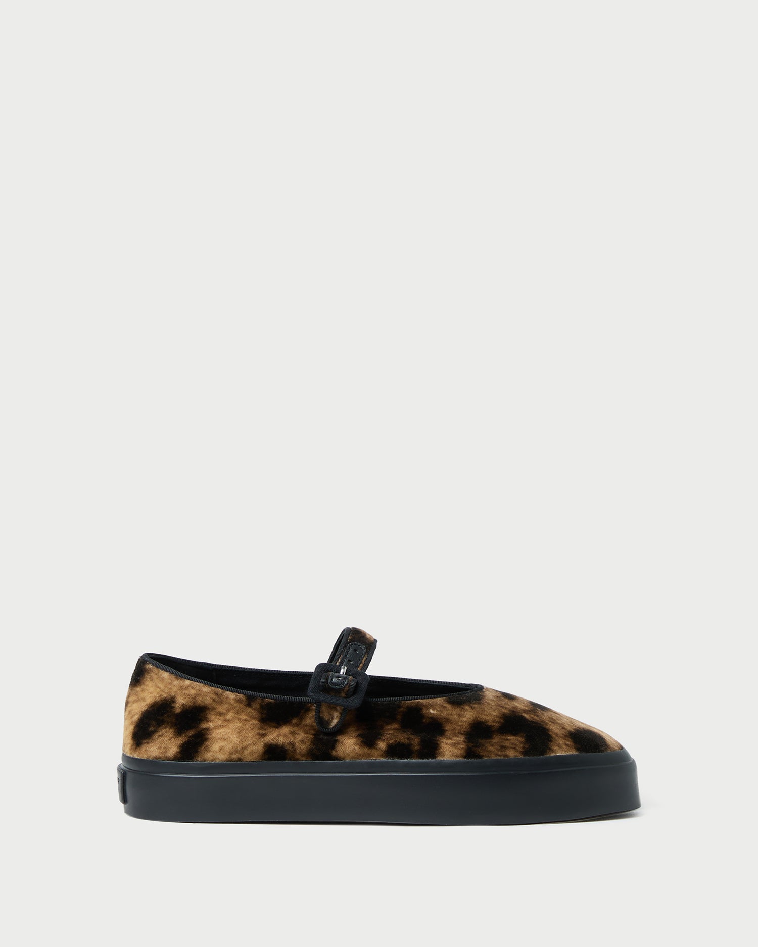 Loeffler Randall / Cooper Leopard Velvet Mary Jane Sneaker