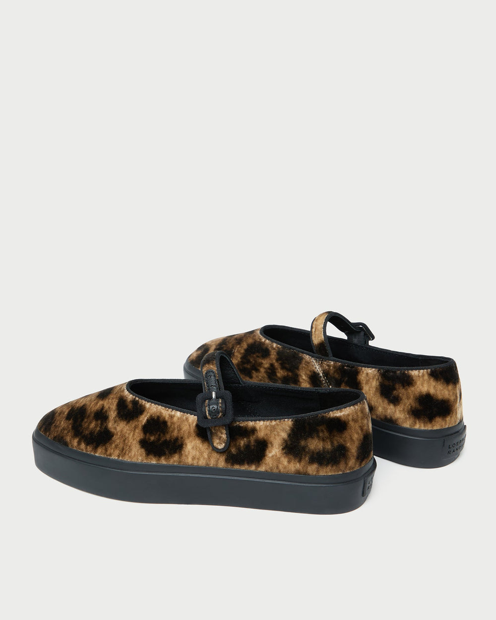 Loeffler Randall / Cooper Leopard Velvet Mary Jane Sneaker