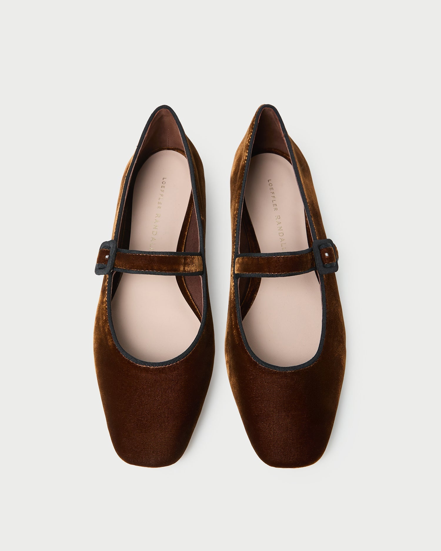 Loeffler Randall / Ginger Brown Velvet Mary Jane