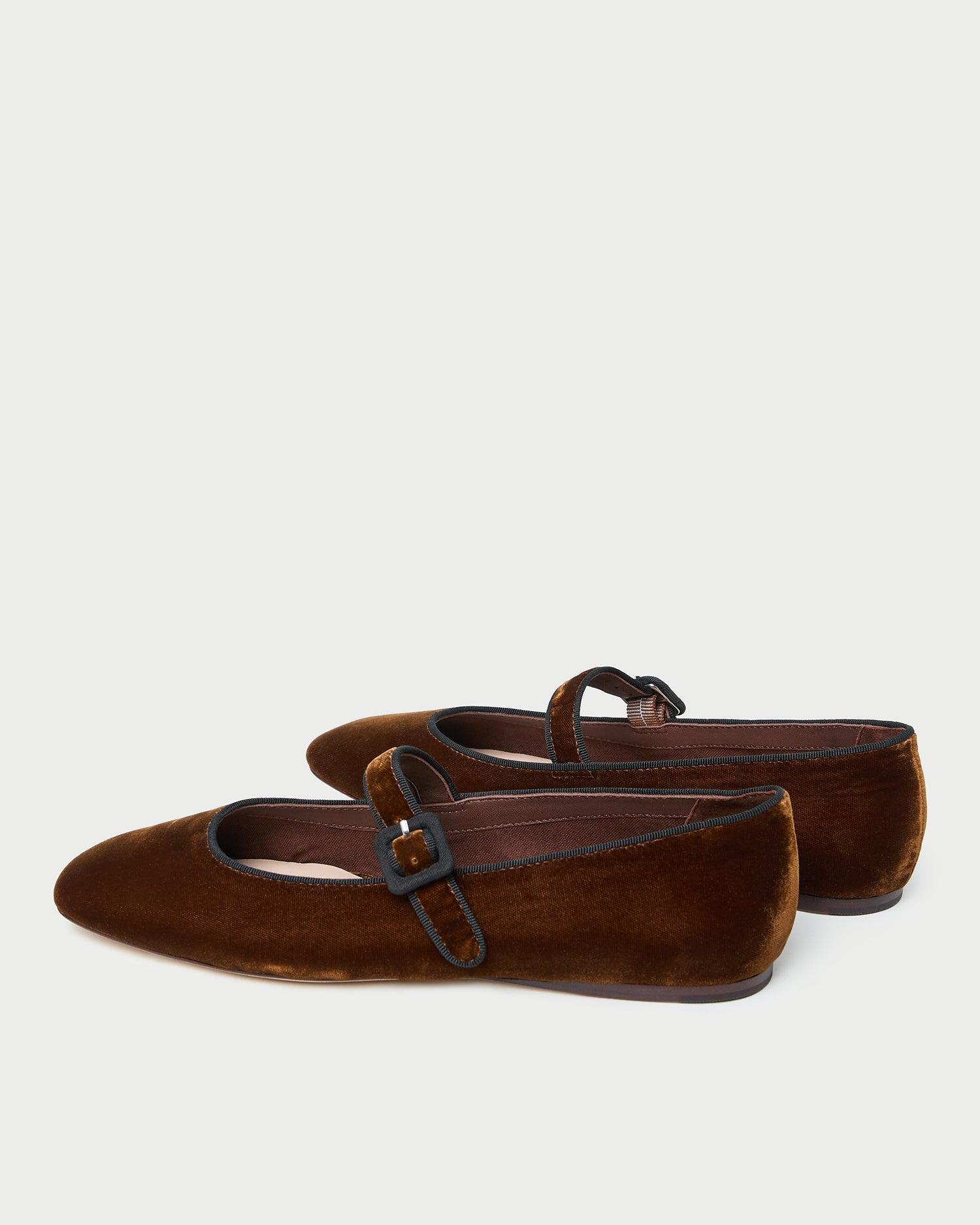 Loeffler Randall / Ginger Brown Velvet Mary Jane