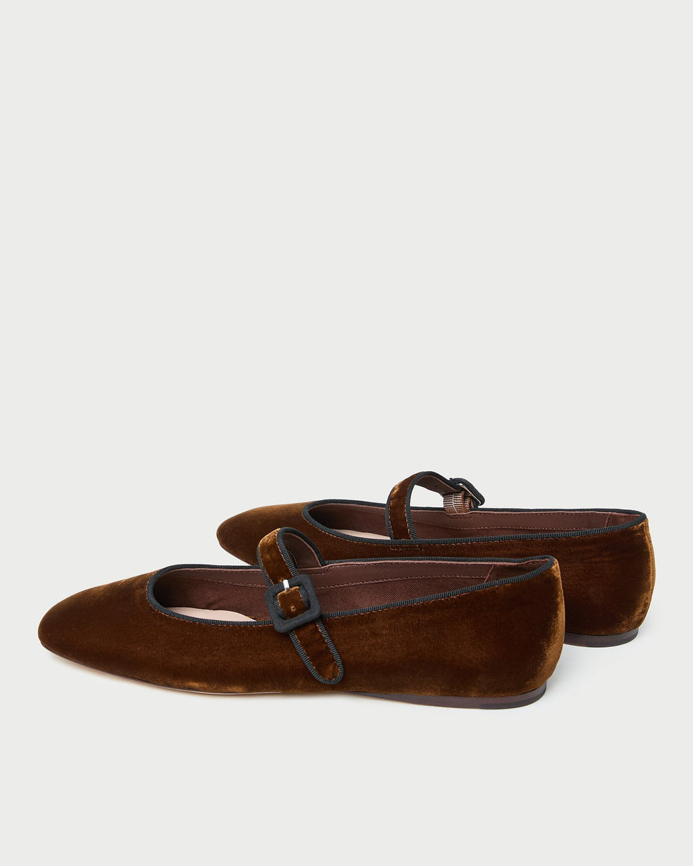 Loeffler Randall / Ginger Brown Velvet Mary Jane
