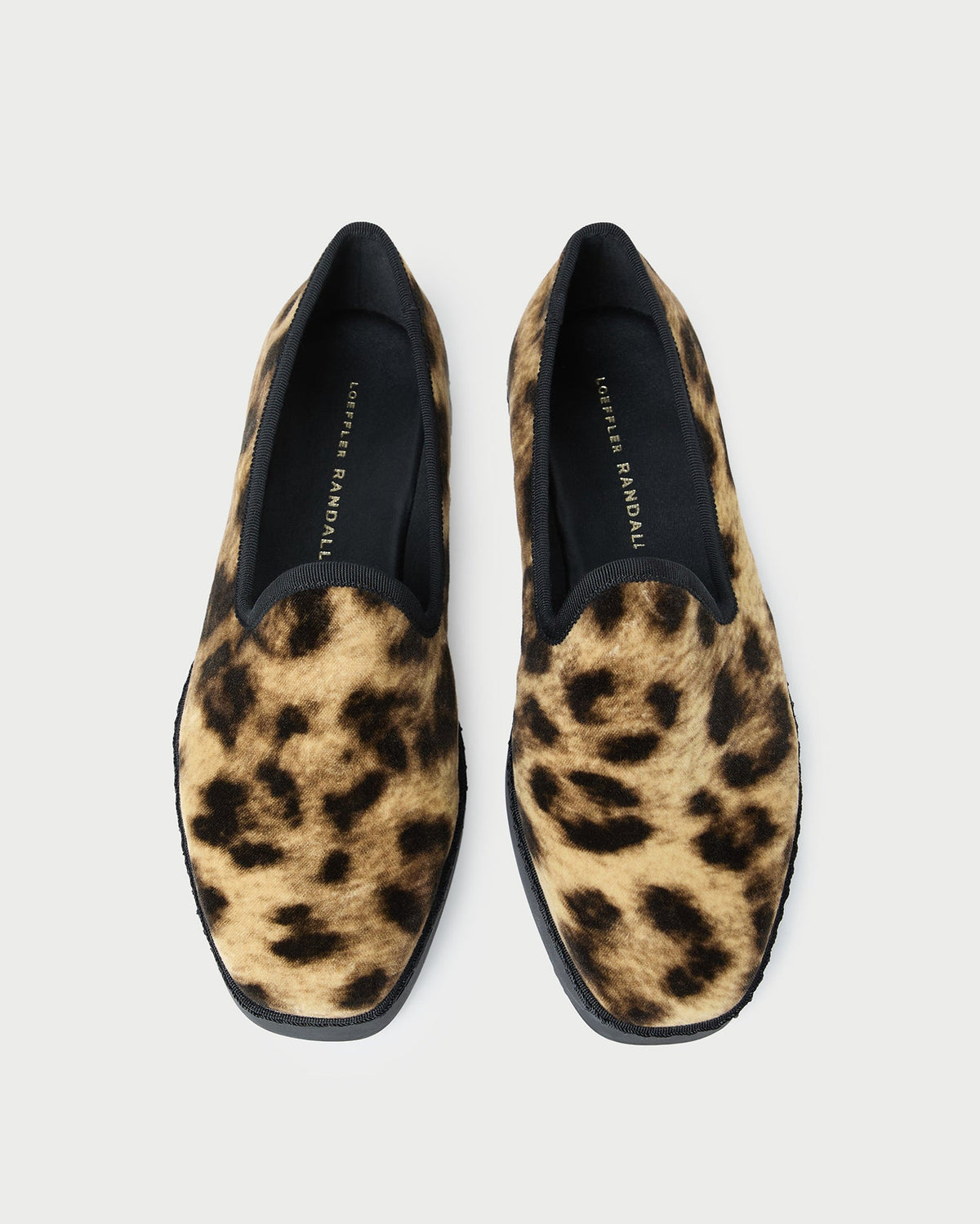 Loeffler Randall / Mattie Leopard Velvet Slip-On Sneaker