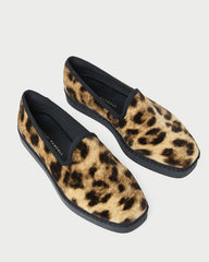 Loeffler Randall / Mattie Leopard Velvet Slip-On Sneaker
