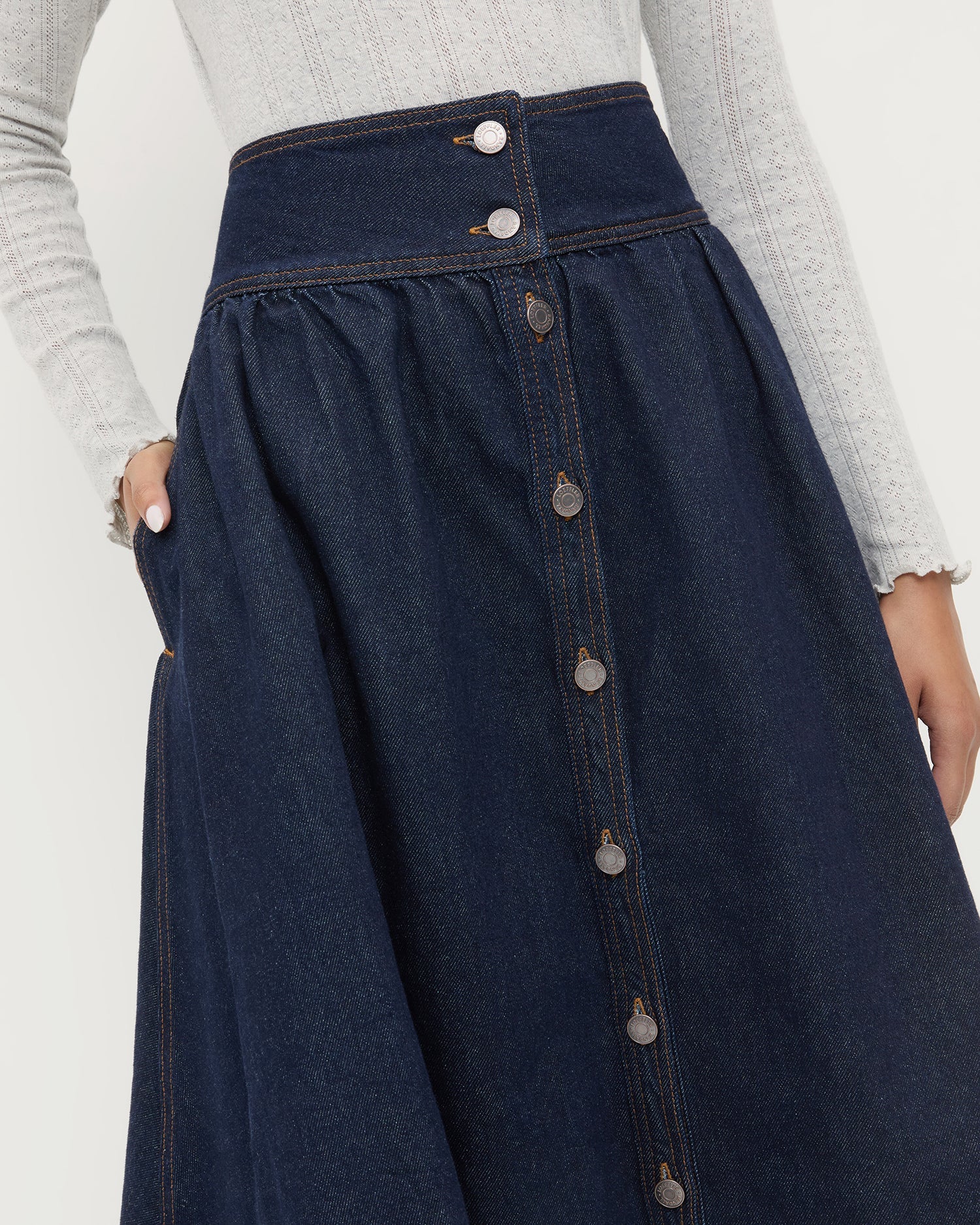 Loeffler Randall / Ruthie Denim Skirt