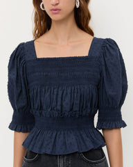 Loeffler Randall / Nicola Smocked Blouse