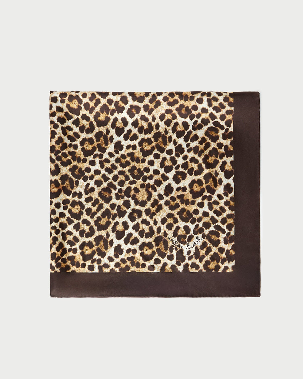 Loeffler Randall / Beverly Leopard Silk Scarf