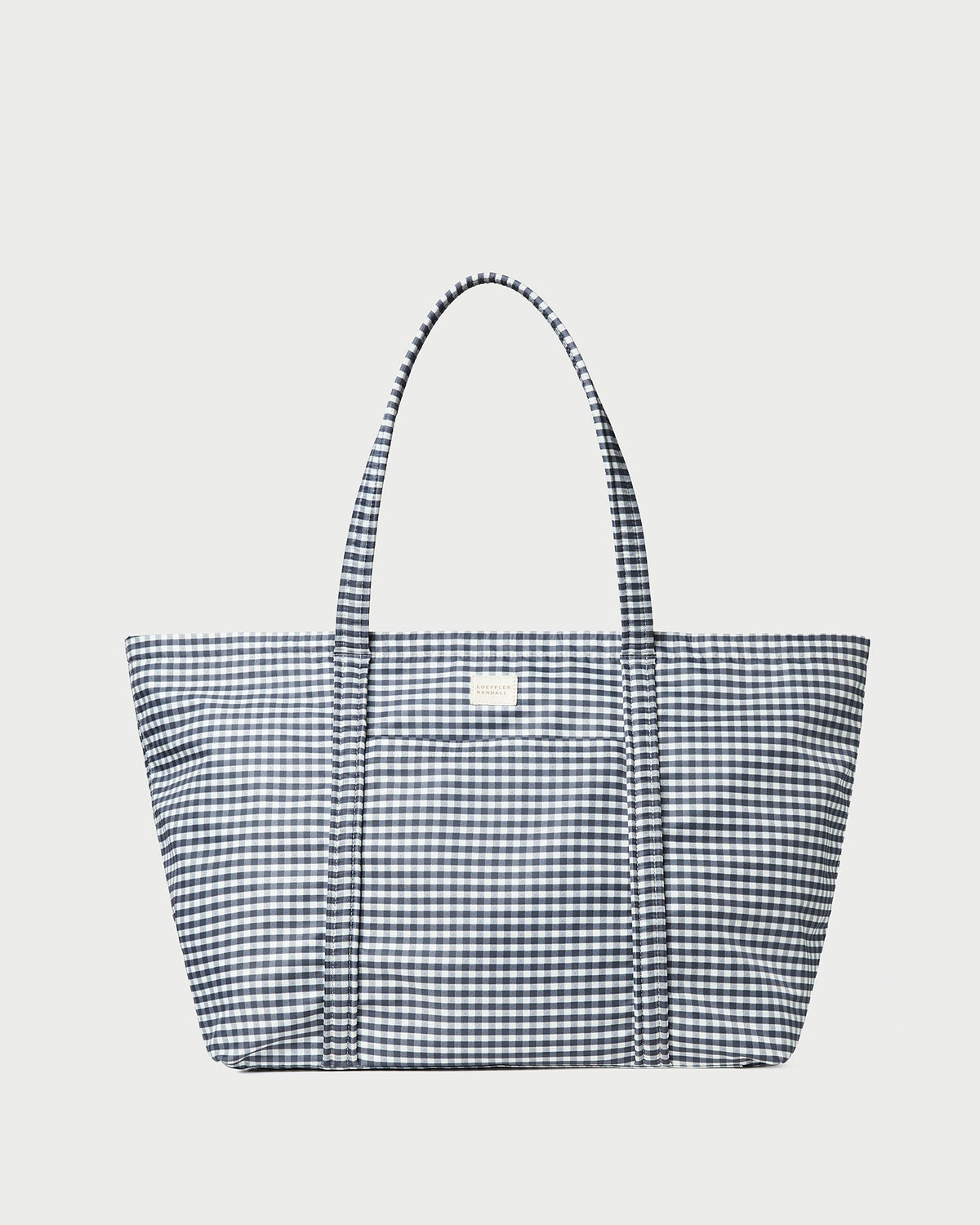 Loeffler Randall / Dina Black/White Gingham Travel Tote