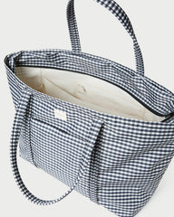 Loeffler Randall / Dina Black/White Gingham Travel Tote