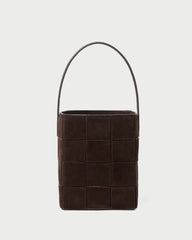 Loeffler Randall / Laith Brown Suede Bucket Bag