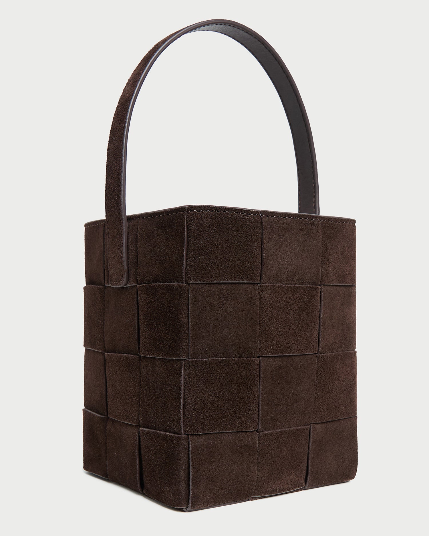 Loeffler Randall / Laith Brown Suede Bucket Bag