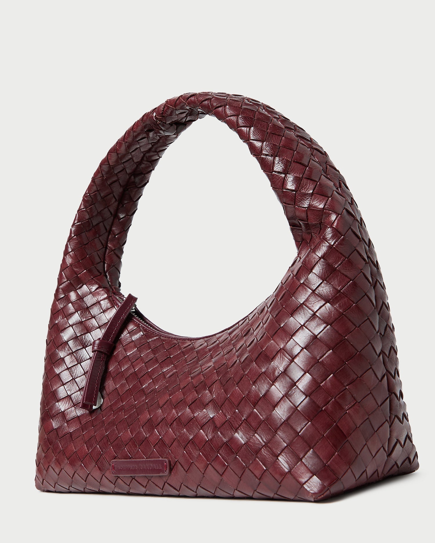 Loeffler Randall / Mercer Maroon Woven Shoulder Bag