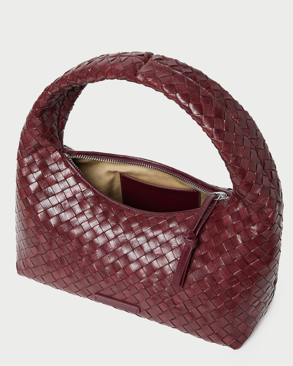 Loeffler Randall / Mercer Maroon Woven Shoulder Bag