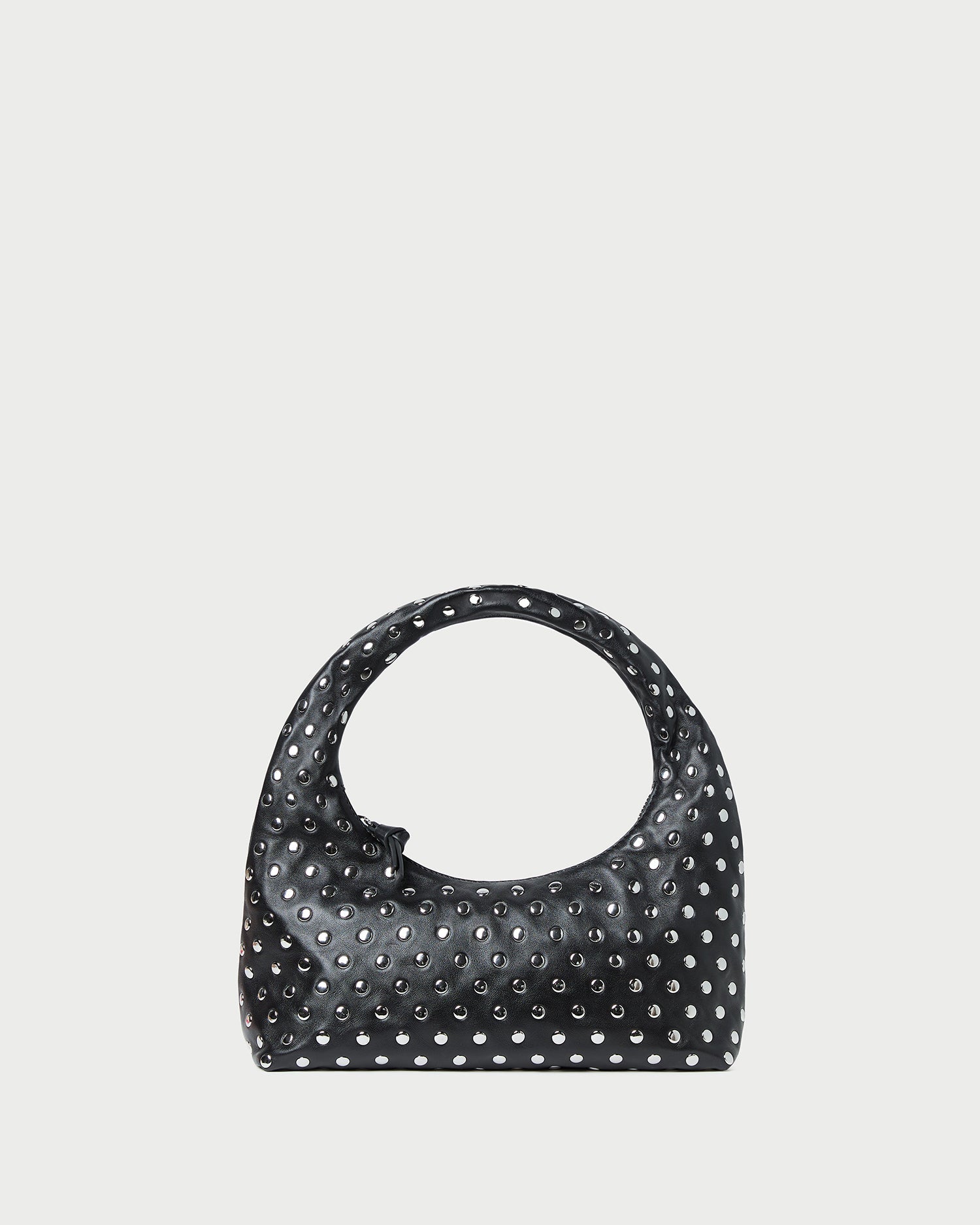 Loeffler Randall / Mercer Black/Silver Leather Shoulder Bag