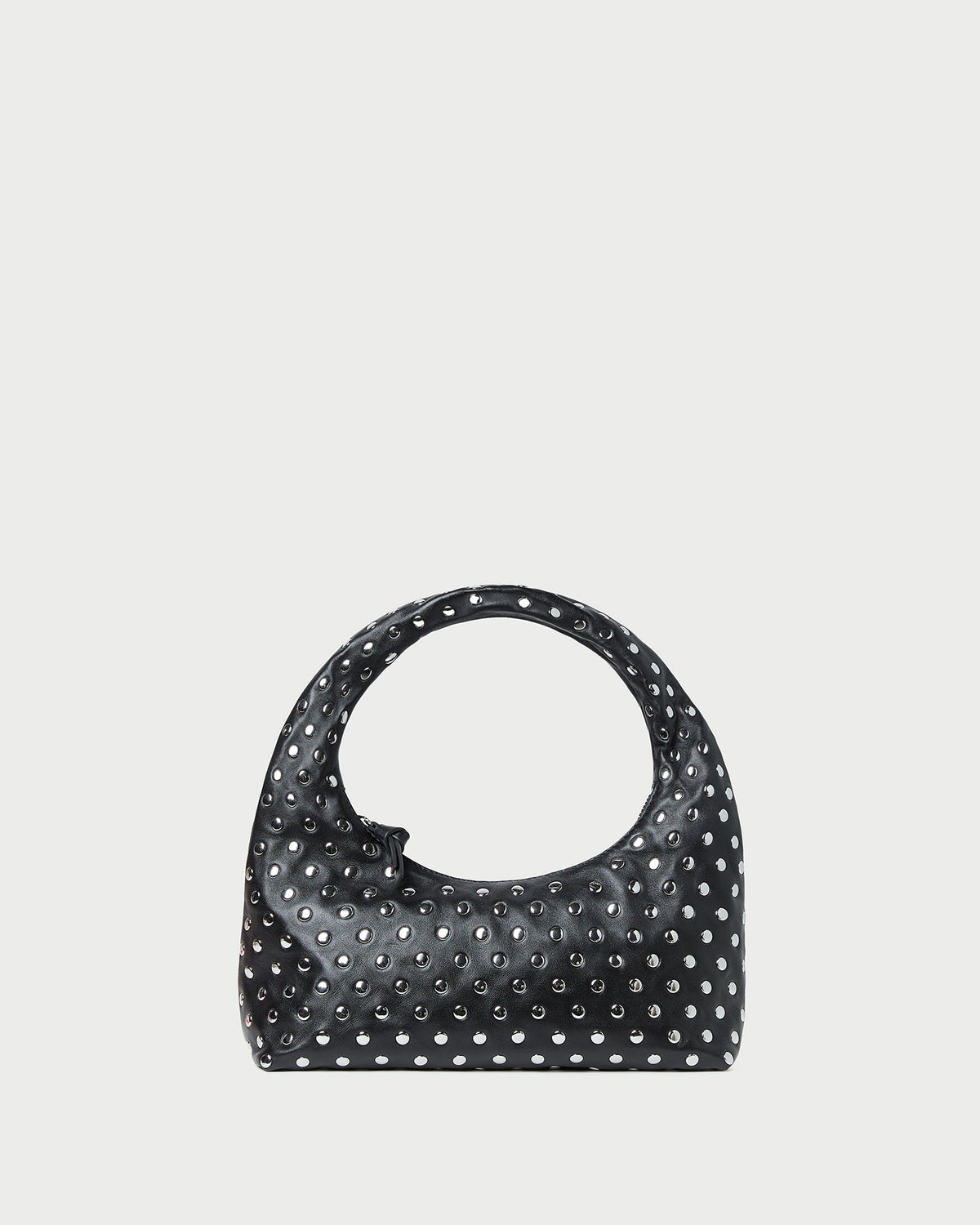 Loeffler Randall / Mercer Black/Silver Leather Shoulder Bag