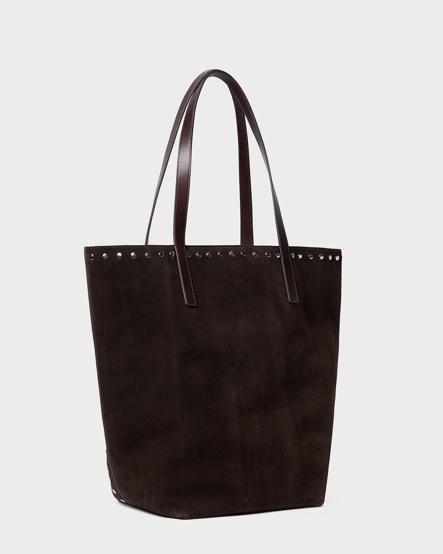 Loeffler Randall / Walker Brown/Silver Suede Tote