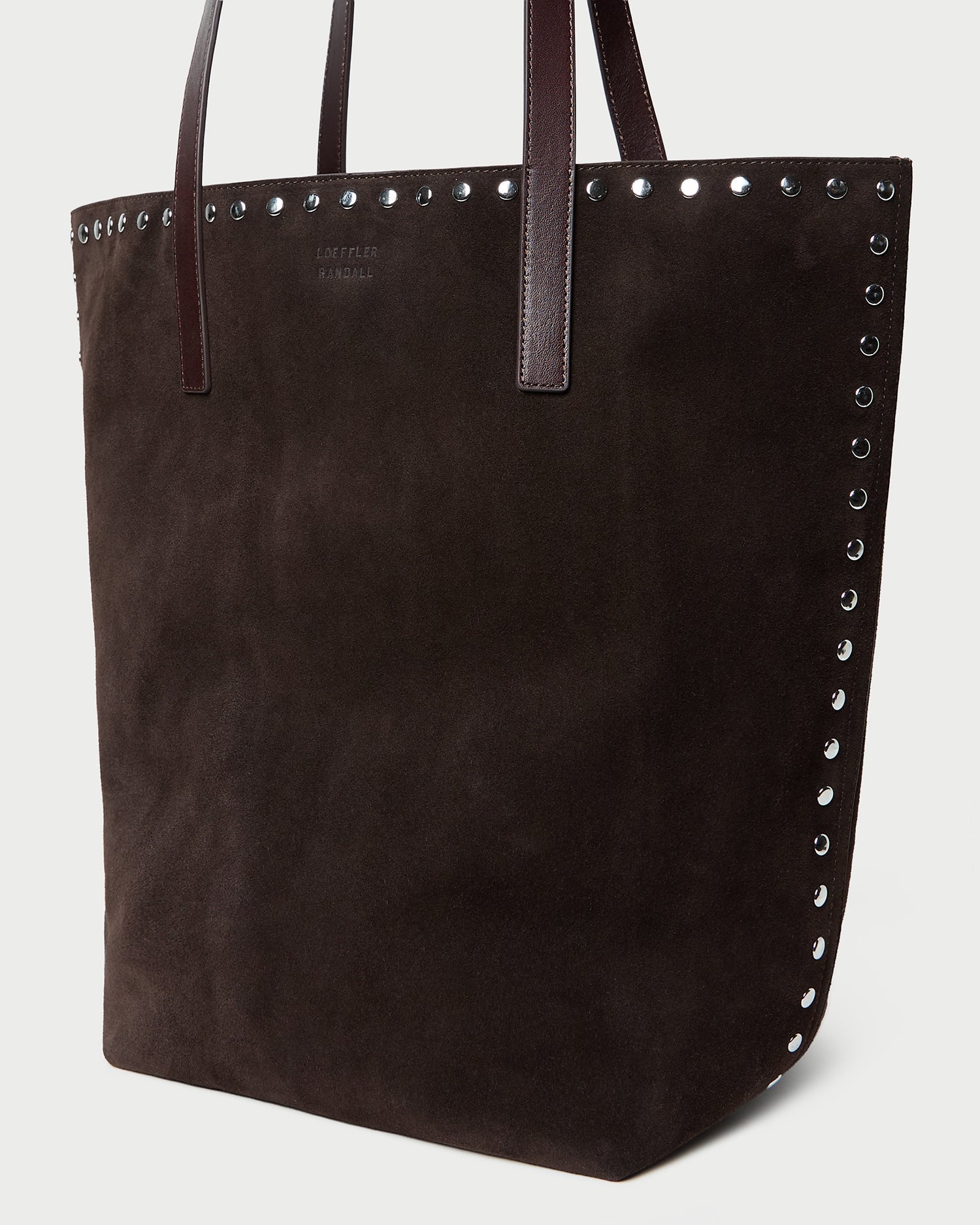Loeffler Randall / Walker Brown/Silver Suede Tote