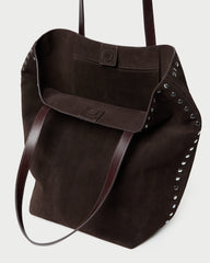 Loeffler Randall / Walker Brown/Silver Suede Tote