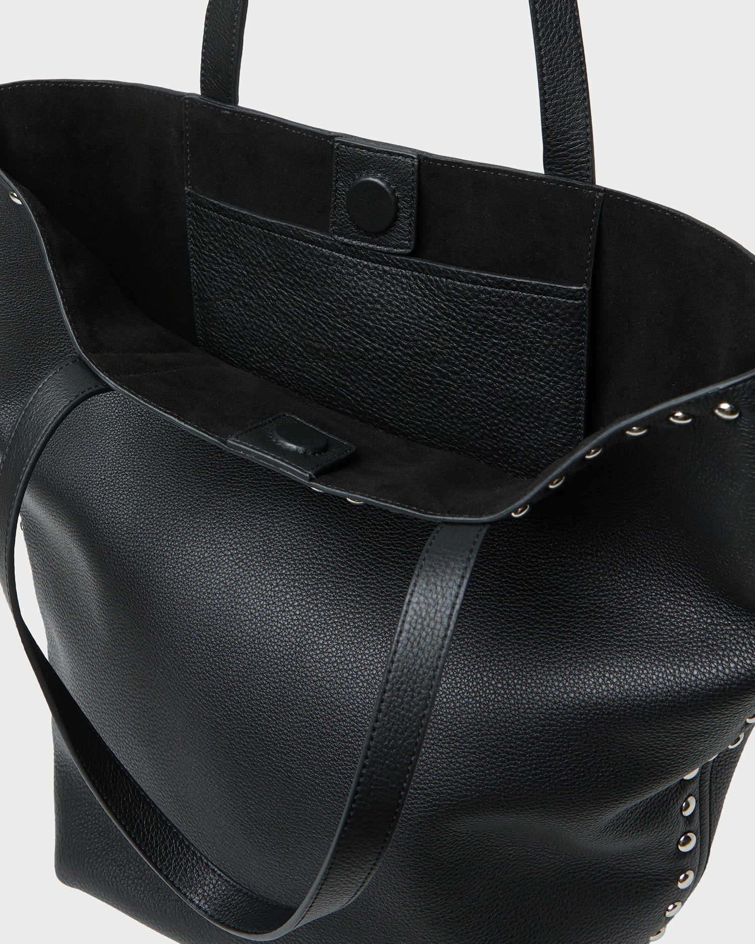 Loeffler Randall / Walker Black/Silver Leather Tote