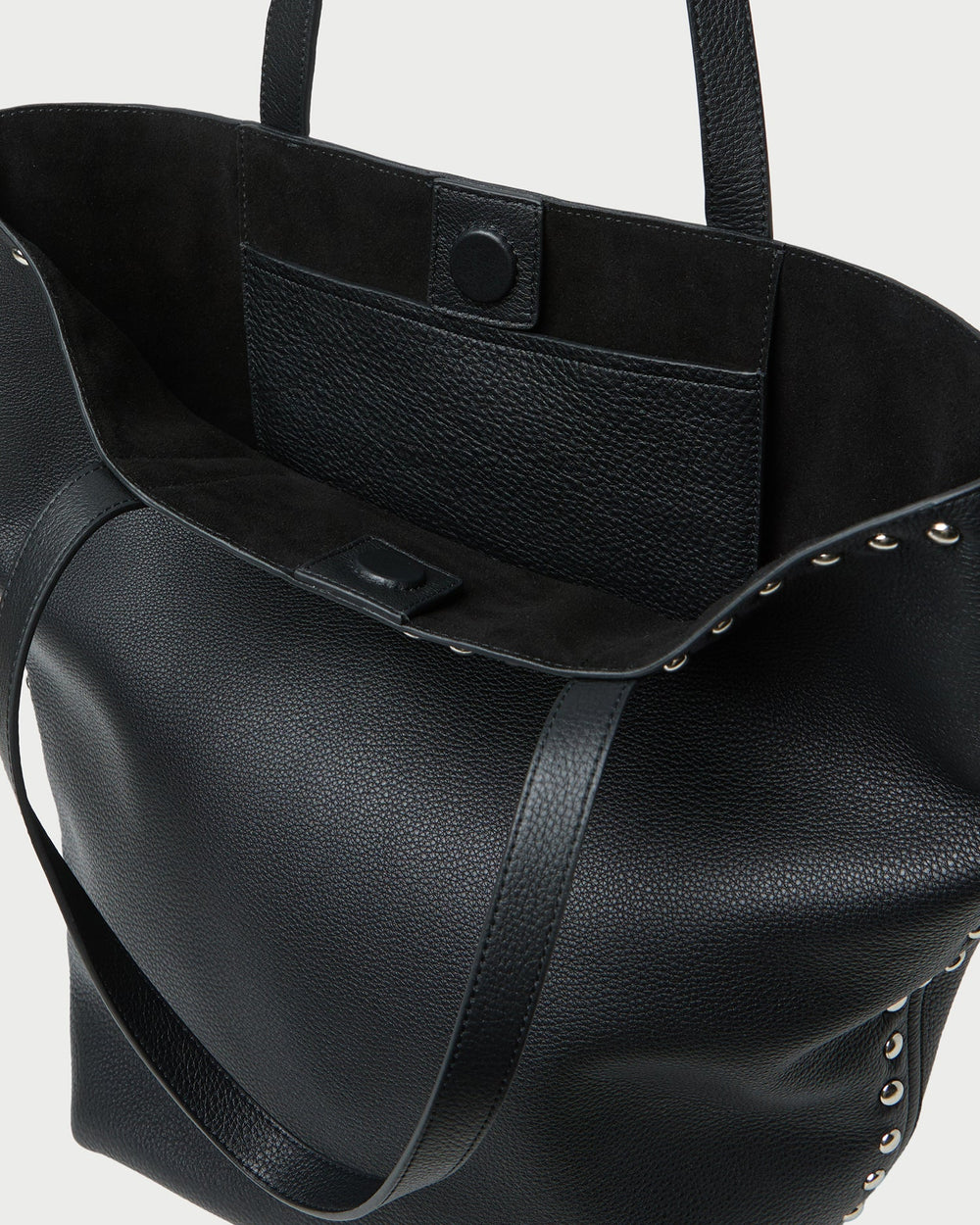 Loeffler Randall / Walker Black/Silver Leather Tote
