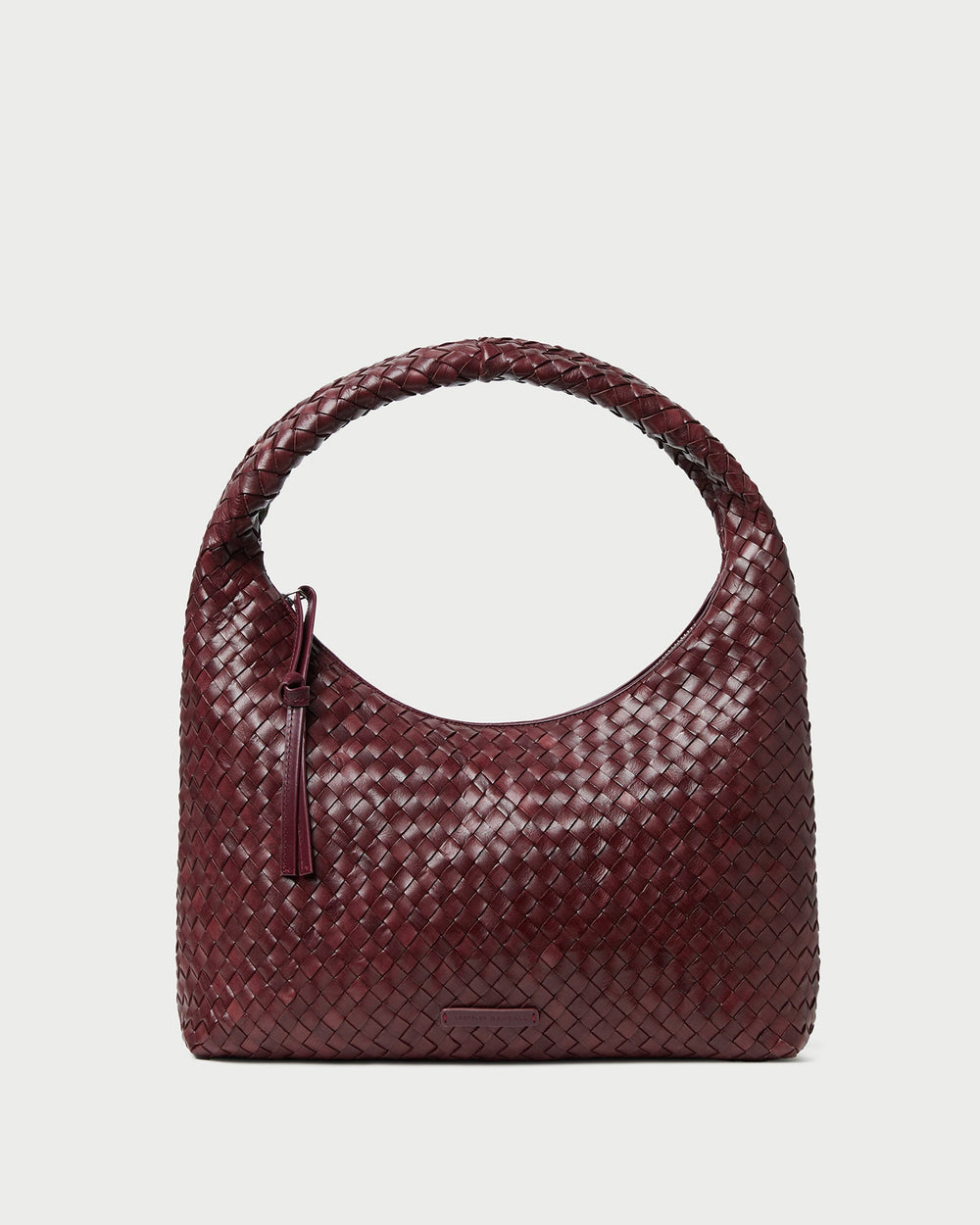 Loeffler Randall / Willow Maroon Woven Hobo Bag