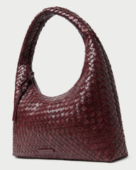 Loeffler Randall / Willow Maroon Woven Hobo Bag