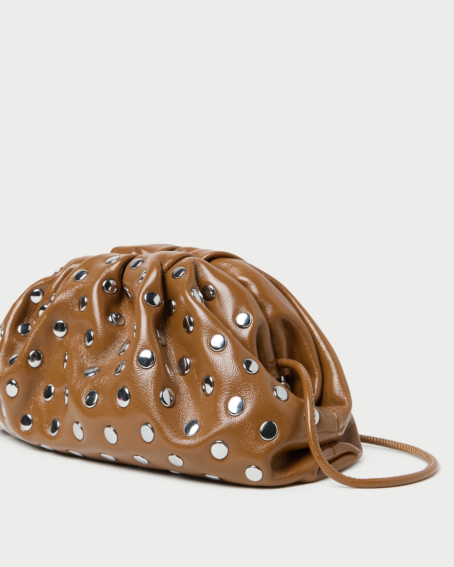 Loeffler Randall / Bailey Safari/Silver Leather Dome Clutch