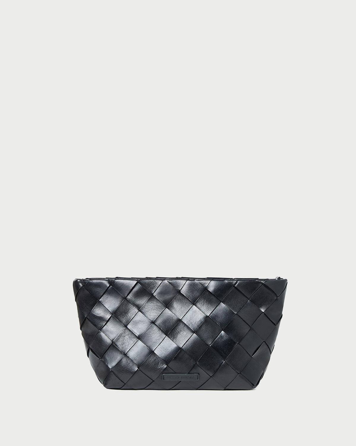 Loeffler Randall / Melina Black Woven Leather Clutch
