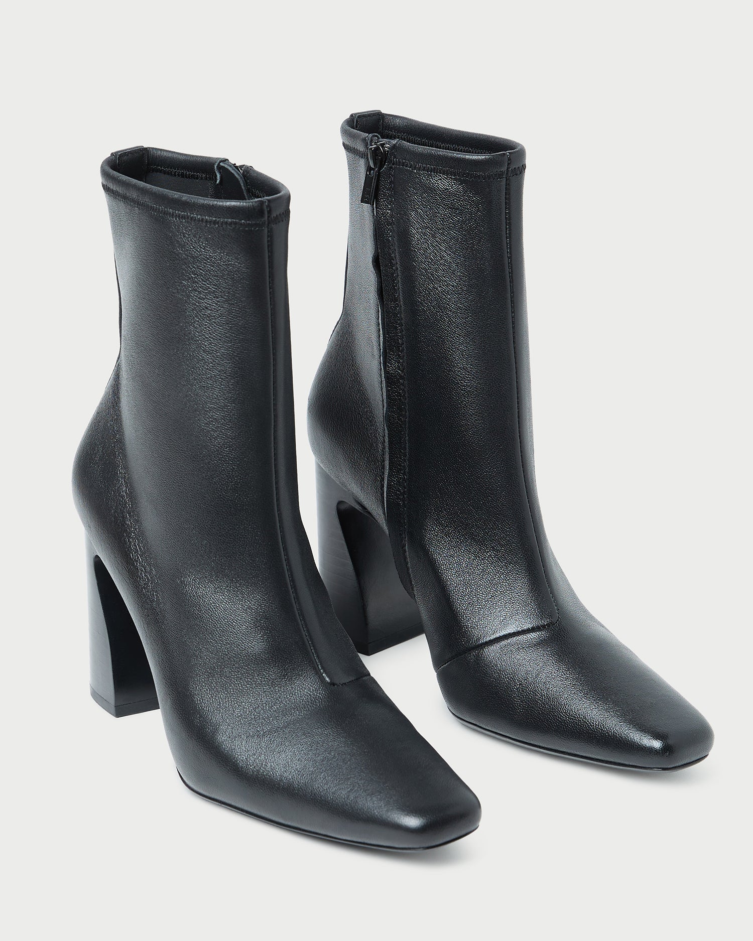 Loeffler Randall / Chloe Black Leather Ankle Boot