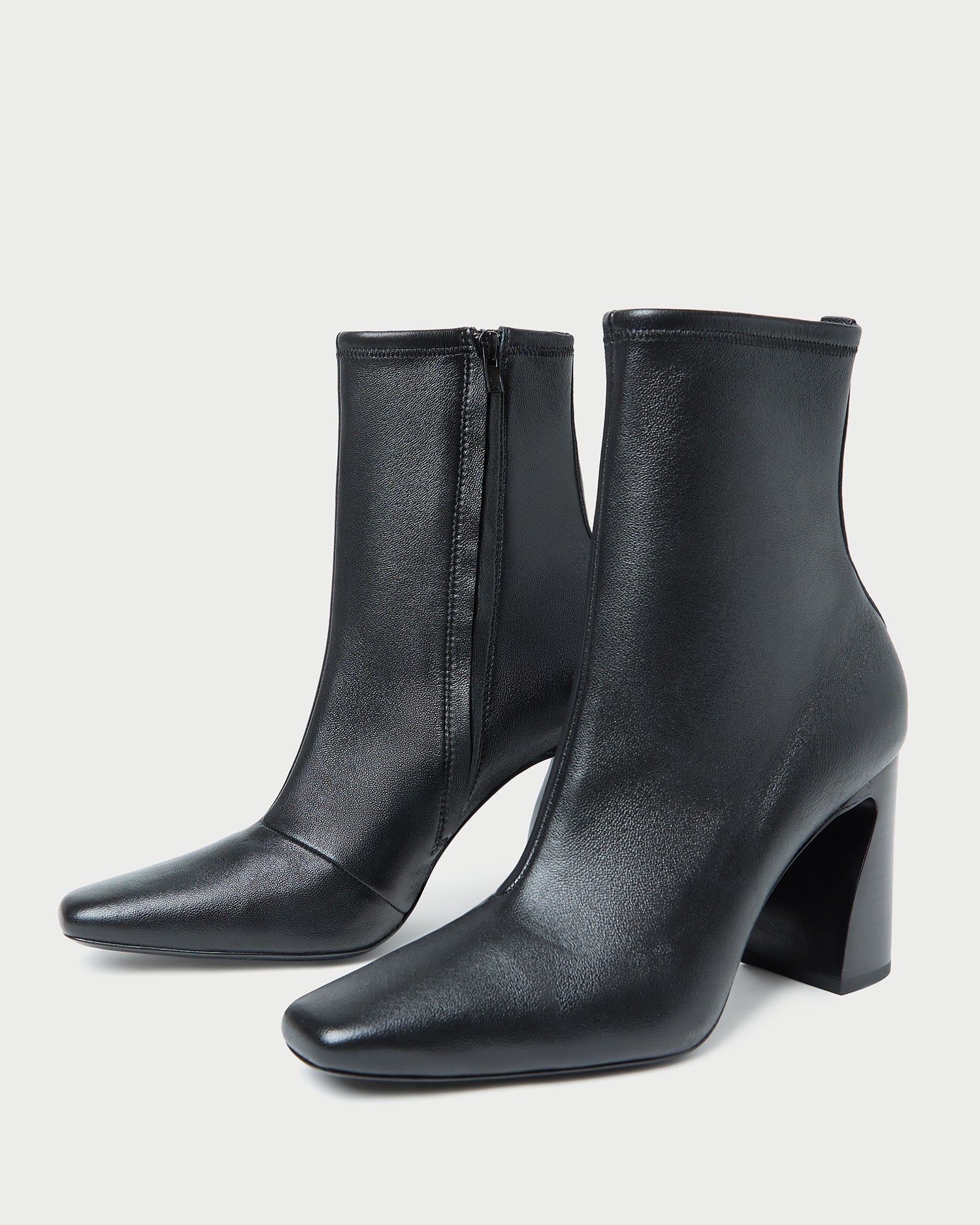 Loeffler Randall / Chloe Black Leather Ankle Boot