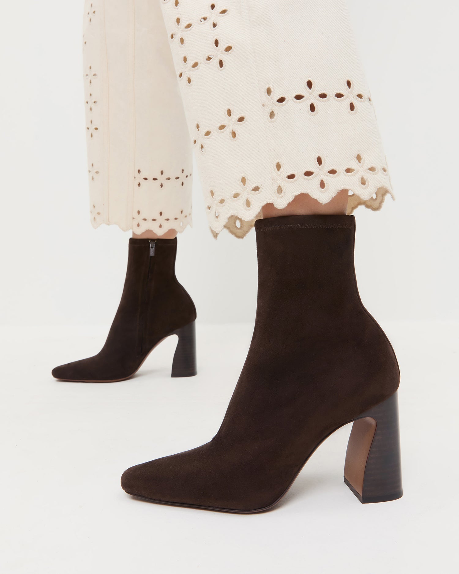 Loeffler Randall / Chloe Brown Suede Ankle Boot